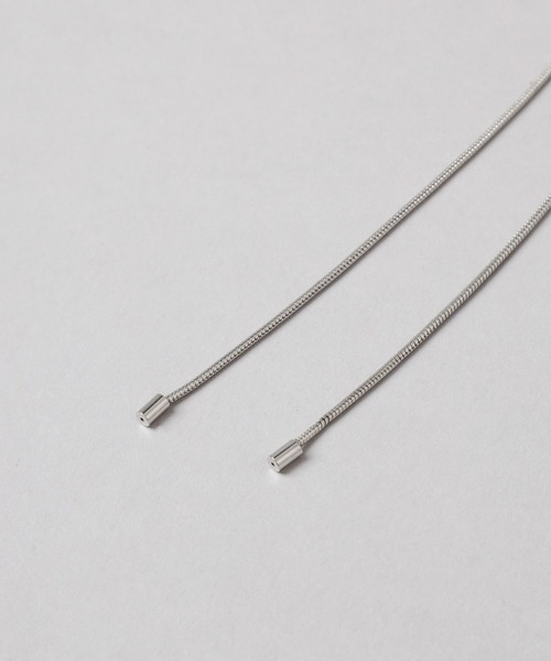 HARE（ハレ）の「ストーンループタイ(HARE)（ネックレス・メンズ・ブラック・FREE）」の2枚目の写真