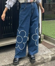 Candy Stripper | BE MY FLOWER DENIM パンツ(デニムパンツ)