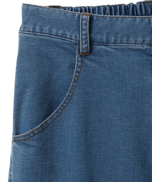 Candy Stripper（キャンディストリッパー）の「BE MY FLOWER DENIM パンツ（デニムパンツ・レディース・ライトインディゴブルー/インディゴブルー・2）」の19枚目の写真