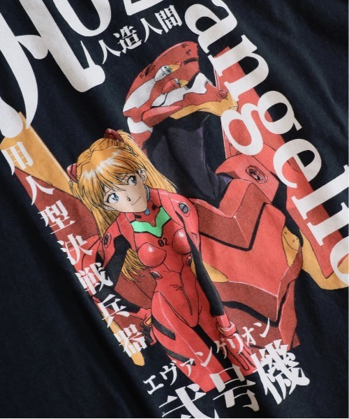 THRIFTY LOOK(スリフティールック)の「THRIFTY LOOK / スリフティールック THRIFTY ANIME TEE "EVANGELION" エヴァンゲリオン アスカ レイ アニメTシャツ(Tシャツ/カットソー・メンズ・ブラック系その他/ブラック・XX-LARGE/X-LARGE/MEDIUM)」の7枚目の写真