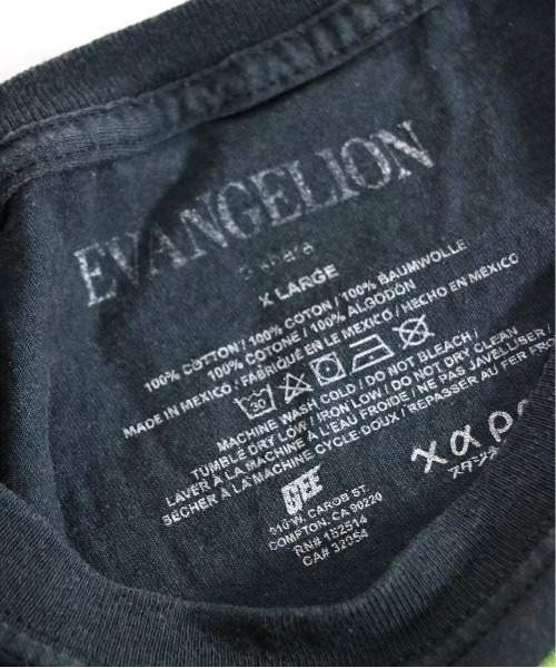 THRIFTY LOOK(スリフティールック)の「THRIFTY LOOK / スリフティールック THRIFTY ANIME TEE "EVANGELION" エヴァンゲリオン アスカ レイ アニメTシャツ(Tシャツ/カットソー・メンズ・ブラック系その他/ブラック・XX-LARGE/X-LARGE/MEDIUM)」の8枚目の写真