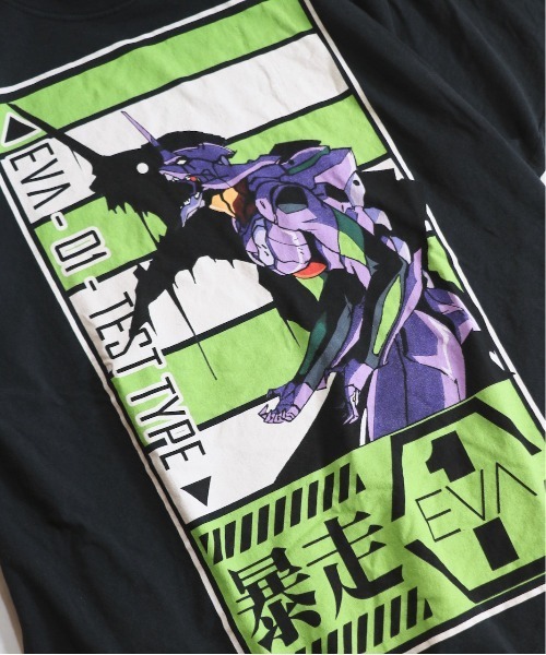 THRIFTY LOOK(スリフティールック)の「THRIFTY LOOK / スリフティールック THRIFTY ANIME TEE "EVANGELION" エヴァンゲリオン アスカ レイ アニメTシャツ(Tシャツ/カットソー・メンズ・ブラック系その他/ブラック・XX-LARGE/X-LARGE/MEDIUM)」の3枚目の写真
