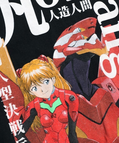 THRIFTY LOOK(スリフティールック)の「THRIFTY LOOK / スリフティールック THRIFTY ANIME TEE "EVANGELION" エヴァンゲリオン アスカ レイ アニメTシャツ(Tシャツ/カットソー・メンズ・ブラック系その他/ブラック・XX-LARGE/X-LARGE/MEDIUM)」の13枚目の写真
