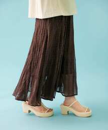 SENSE OF PLACE by URBAN RESEARCH | シアーチェックマーメイドスカート(スカート)