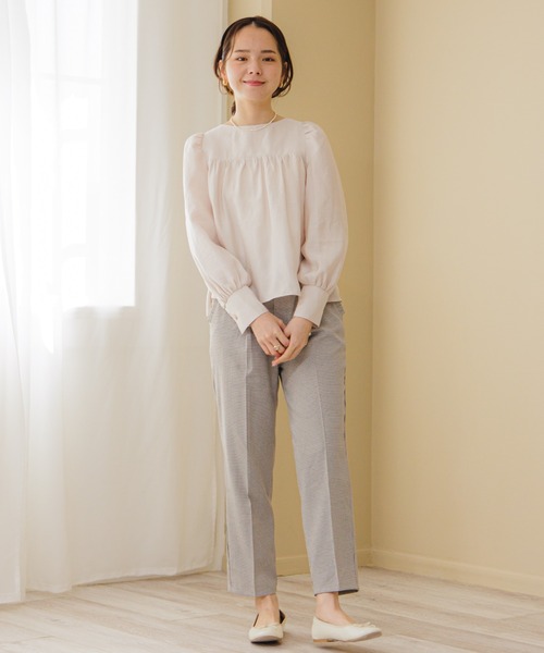 flower（フラワー）の「リボンパフブラウス（シャツ/ブラウス・レディース・ホワイト/ピンク/ブルー・FREE）」の16枚目の写真