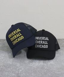 UNIVERSAL OVERALL | 【UNIVERSAL OVERALL/ユニバーサルオーバーオール】ロゴ刺繍メッシュキャップ(キャップ)