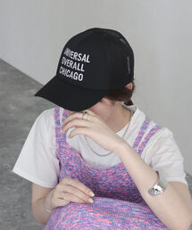 UNIVERSAL OVERALL | 【UNIVERSAL OVERALL/ユニバーサルオーバーオール】ロゴ刺繍メッシュキャップ(キャップ)