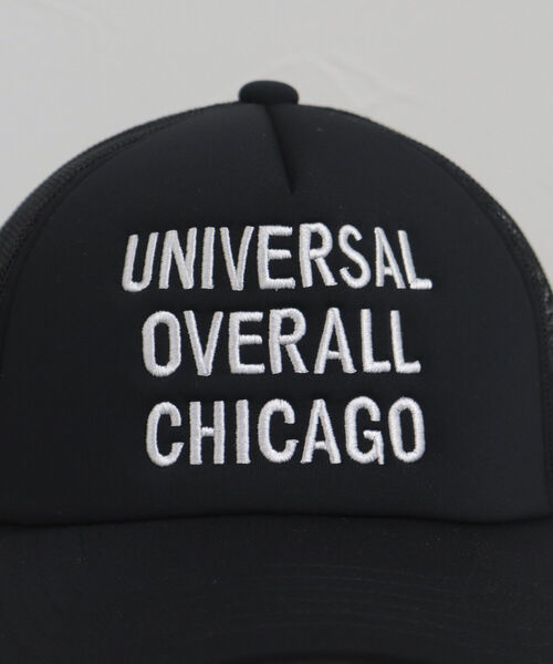 UNIVERSAL OVERALL(ユニバーサルオーバーオール)の「【UNIVERSAL OVERALL/ユニバーサルオーバーオール】ロゴ刺繍メッシュキャップ(キャップ・レディース・ブラック/ネイビー・FREE)」の9枚目の写真