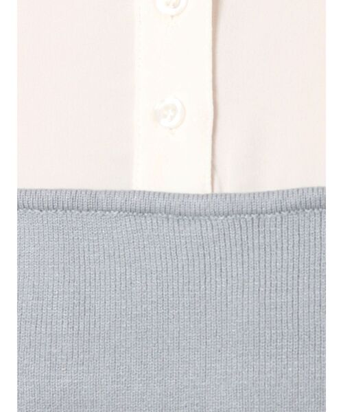 RESEXXY（リゼクシー）の「シャツドッキングニットトップス（ニット/セーター・レディース・ブラック/ベージュ/ブルー・FREE）」の22枚目の写真