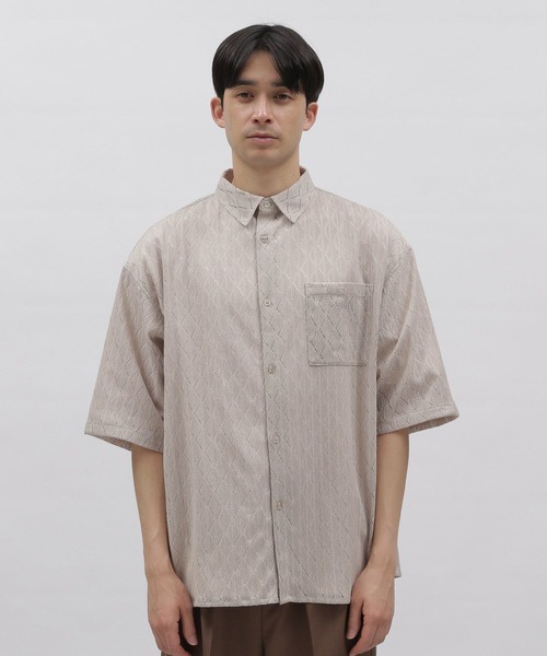 LAKOLE（ラコレ）の「レースシャツ / 191800（シャツ/ブラウス・メンズ・オフホワイト/ベージュ/グリーン/ブラック・X-LARGE/LARGE/MEDIUM）」の7枚目の写真