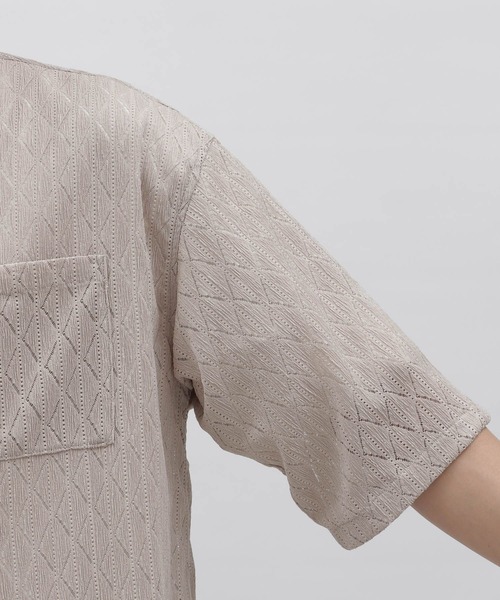 LAKOLE（ラコレ）の「レースシャツ / 191800（シャツ/ブラウス・メンズ・オフホワイト/ベージュ/グリーン/ブラック・X-LARGE/LARGE/MEDIUM）」の10枚目の写真