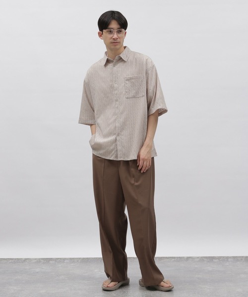 LAKOLE（ラコレ）の「レースシャツ / 191800（シャツ/ブラウス・メンズ・オフホワイト/ベージュ/グリーン/ブラック・X-LARGE/LARGE/MEDIUM）」の9枚目の写真