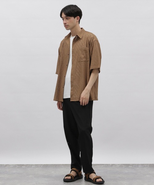 LAKOLE（ラコレ）の「レースシャツ / 191800（シャツ/ブラウス・メンズ・オフホワイト/ベージュ/グリーン/ブラック・X-LARGE/LARGE/MEDIUM）」の11枚目の写真