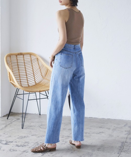 カップ付き天竺アメスリタンクトップ