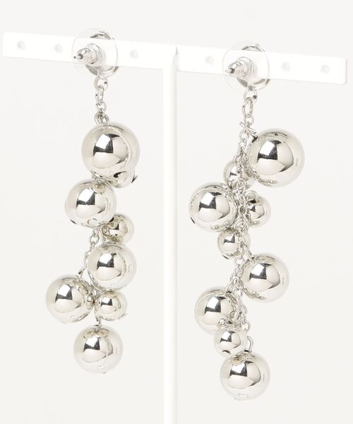 LYEON（リヨン）の「ボールチェーンピアス（ピアス（両耳用）・レディース・ゴールド/シルバー・FREE）」の6枚目の写真