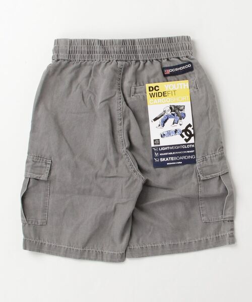 DC(ディーシー)の「DC/ディーシー 23 KD LT CARGO SHORT23 キッズ ライト カーゴ ショーツ ショートパンツ スケートボード 公園 ワイドフィット YWS232603(カーゴパンツ・キッズ・ブラック/グレー/ブルー・140cm/130cm/120cm/150cm/160cm)」の4枚目の写真