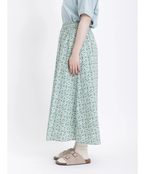 Samansa Mos2（サマンサ モスモス）の「レトロ壁紙風柄スカート（スカート・レディース・ベージュ/ミント/チャコール・ﾌﾘ-）」の18枚目の写真