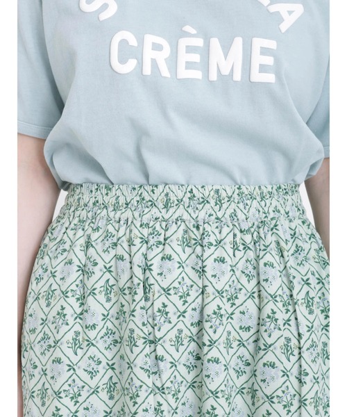 Samansa Mos2（サマンサ モスモス）の「レトロ壁紙風柄スカート（スカート・レディース・ベージュ/ミント/チャコール・ﾌﾘ-）」の20枚目の写真