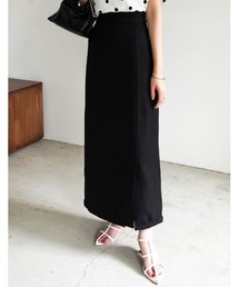 Re:EDIT | [2023 SUMMER  COLLECTION][低身長サイズ有]サマーツイードスリットナロースカート(スカート)