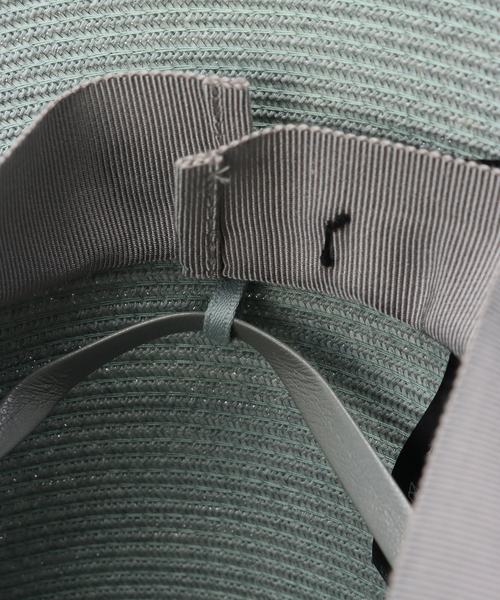 EDIT. FOR LULU（エディットフォールル）の「【ENTWURFEIN/エントワフェイン】ラミーハット（ハット・レディース・ブラック/グリーン・FREE）」の12枚目の写真