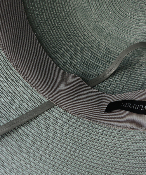 EDIT. FOR LULU（エディットフォールル）の「【ENTWURFEIN/エントワフェイン】ラミーハット（ハット・レディース・ブラック/グリーン・FREE）」の5枚目の写真