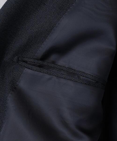 Camoshita（カモシタ）の「＜Camoshita＞ コットンリネン ４ボタン ダブルジャケット（テーラードジャケット・メンズ・ネイビー・S/M/L）」の5枚目の写真