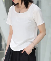 SETUP7 | 【MAISON BREEZE】シンプルUネックTシャツ KNF012(Tシャツ/カットソー)