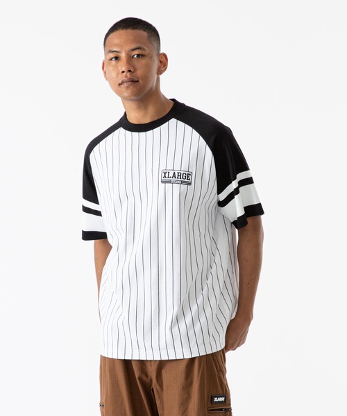 XLARGE（エクストララージ）の「STRIPED BASEBALL S/S TEE（T