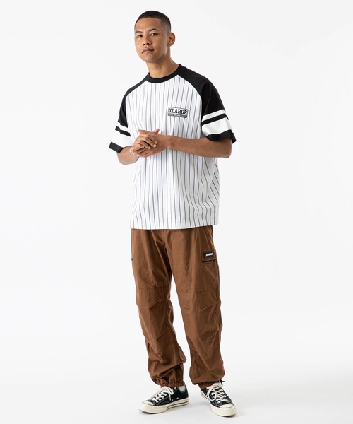 XLARGE（エクストララージ）の「STRIPED BASEBALL S/S TEE（T