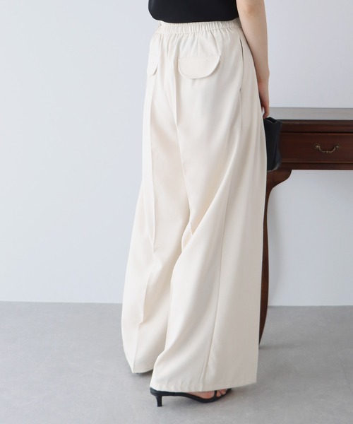 BLUEEAST（ブルーイースト）の「タックスラックス（スラックス・レディース・ブラック/アイボリー/グレー/ピンク/ベージュ/ブラウン・MEDIUM/SMALL）」の14枚目の写真