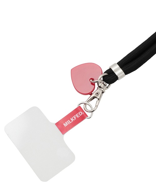 MILKFED.(ミルクフェド)の「MILKFED. PHONE STRAP(スマホグッズ・レディース・ブラック/レッド・ONE SIZE)」の8枚目の写真