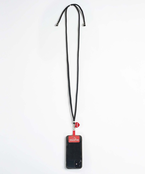 MILKFED.(ミルクフェド)の「MILKFED. PHONE STRAP(スマホグッズ・レディース・ブラック/レッド・ONE SIZE)」の12枚目の写真