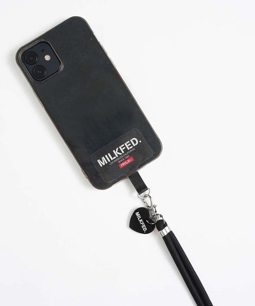 MILKFED.(ミルクフェド)の「MILKFED. PHONE STRAP(スマホグッズ・レディース・ブラック/レッド・ONE SIZE)」の10枚目の写真