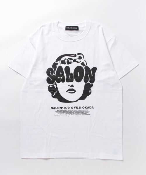 WORLD STANDARD（ワールドスタンダード）の「WORLD STANDARD/ワールドスタンダード 女性プリント 半袖Tシャツ WSHT-047（Tシャツ/カットソー・メンズ・ホワイト/ブラック・XL/L/M）」の5枚目の写真