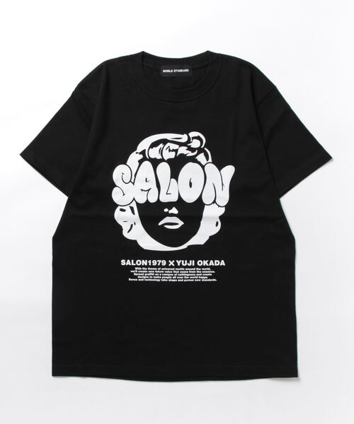 WORLD STANDARD（ワールドスタンダード）の「WORLD STANDARD/ワールドスタンダード 女性プリント 半袖Tシャツ WSHT-047（Tシャツ/カットソー・メンズ・ホワイト/ブラック・XL/L/M）」の4枚目の写真