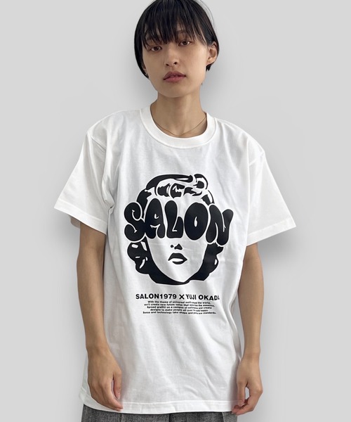 WORLD STANDARD（ワールドスタンダード）の「WORLD STANDARD/ワールドスタンダード 女性プリント 半袖Tシャツ WSHT-047（Tシャツ/カットソー・メンズ・ホワイト/ブラック・XL/L/M）」の10枚目の写真