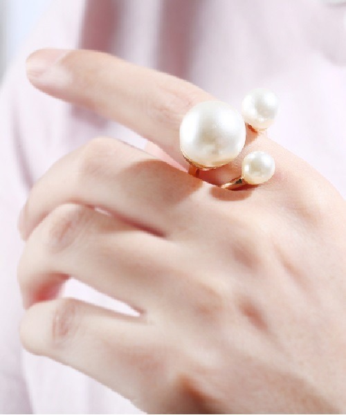 Ritomo De Ricco（リトモ・デ・リコ）の「サイズフリー　淡水パールリング（リング・レディース・ゴールド・FREE）」の10枚目の写真