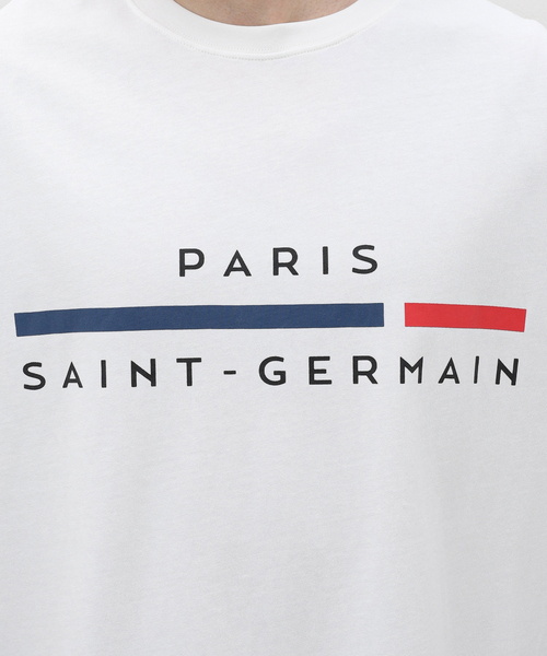 セール】【Paris Saint-Germain】ROUGE ET BLEU プリント T