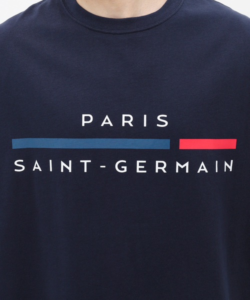 Paris Saint-Germain】ROUGE ET BLEU プリント Tシャツ（Tシャツ