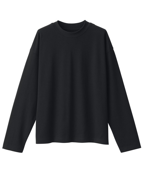 無印良品（ムジルシリョウヒン）の「天竺編みクルーネック長袖Ｔシャツ（Tシャツ/カットソー・レディース・スモーキーグリーン系/ブラック/イエロー系3/ホワイト/レンガ/ライトブルー・XS/XL/XXL/M/L/S）」の18枚目の写真