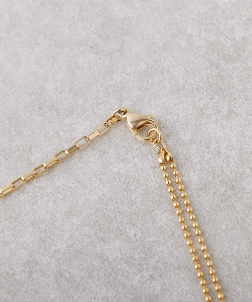 BEARDSLEY（ビアズリー）の「コンビチェーンネックレス（ネックレス・レディース・ゴールド・FREE）」の3枚目の写真