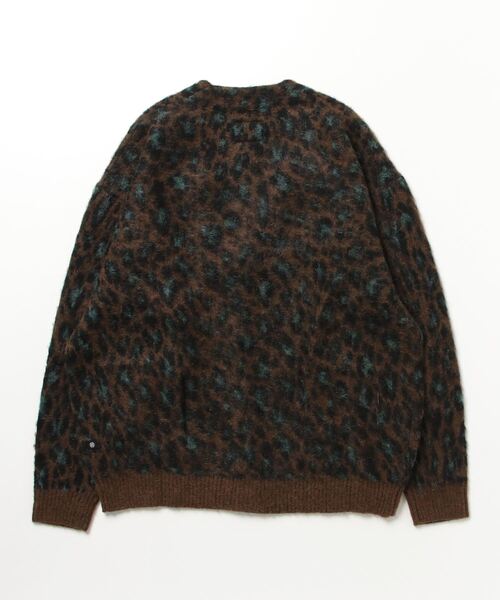 MAGIC NUMBER(マジック ナンバー)の「【MAGIC NUMBER】MOHAIR LEOPARD CARDIGAN KNIT(ニット/セーター・メンズ・グリーン系・LARGE/MEDIUM/X-LARGE)」の2枚目の写真