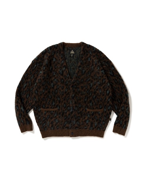 MAGIC NUMBER(マジック ナンバー)の「【MAGIC NUMBER】MOHAIR LEOPARD CARDIGAN KNIT(ニット/セーター・メンズ・グリーン系・LARGE/MEDIUM/X-LARGE)」の8枚目の写真