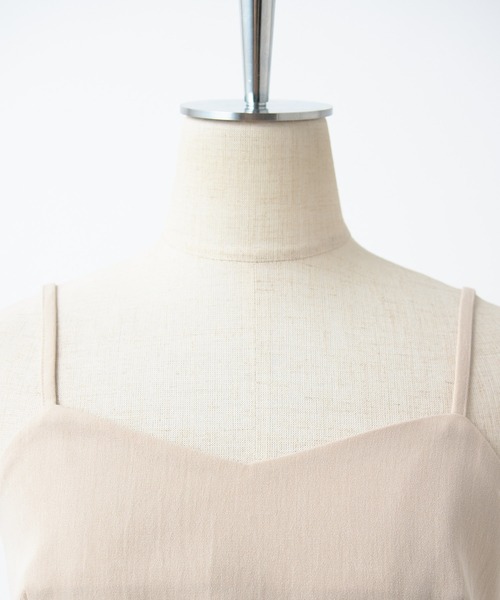 one after another NICE CLAUP（ワンアフターアナザーナイスクラップ）の「ペプラムビスチェ/セットアップアイテムあり（キャミソール・レディース・グレー/アイボリー/ブラック・FREE）」の17枚目の写真
