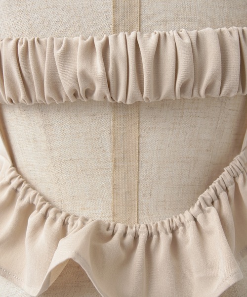 one after another NICE CLAUP（ワンアフターアナザーナイスクラップ）の「ペプラムビスチェ/セットアップアイテムあり（キャミソール・レディース・グレー/アイボリー/ブラック・FREE）」の21枚目の写真