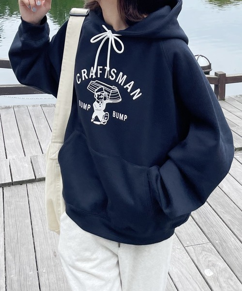 美しい Chillfar（チルファー）の「紐カラーグラフィックパーカー ウェア