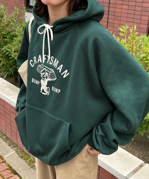 BIGすのチル服 R 紐付きパーカー＆デニムサロペット 緑、黒、青