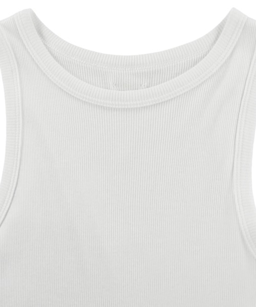 ALEXIA STAM（アリシアスタン）の「Basic Rib Tank Top /Basicリブタンクトップ（タンクトップ・レディース・モカ/オフホワイト/ブラック・FREE）」の20枚目の写真