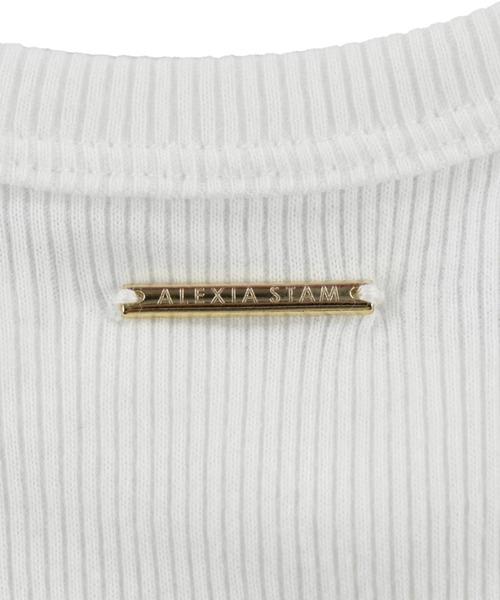 ALEXIA STAM（アリシアスタン）の「Basic Rib Tank Top /Basicリブタンクトップ（タンクトップ・レディース・モカ/オフホワイト/ブラック・FREE）」の21枚目の写真