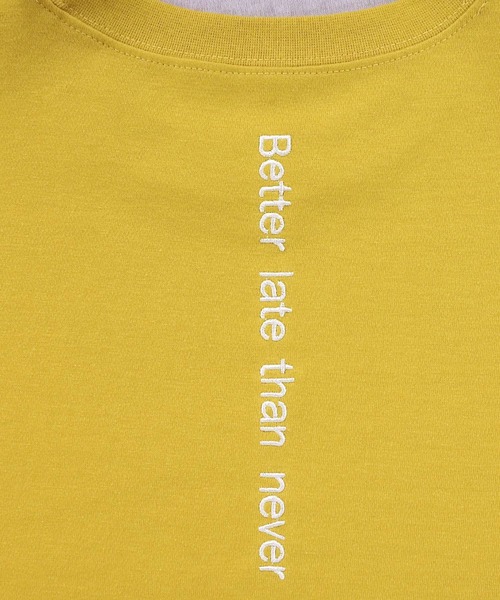 reca(レカ)の「二重織バック刺繍ロンT(Tシャツ/カットソー・レディース・オートミール/チャコール/グレイッシュベージュ/イエロー/ナチュラル・FREE)」の15枚目の写真